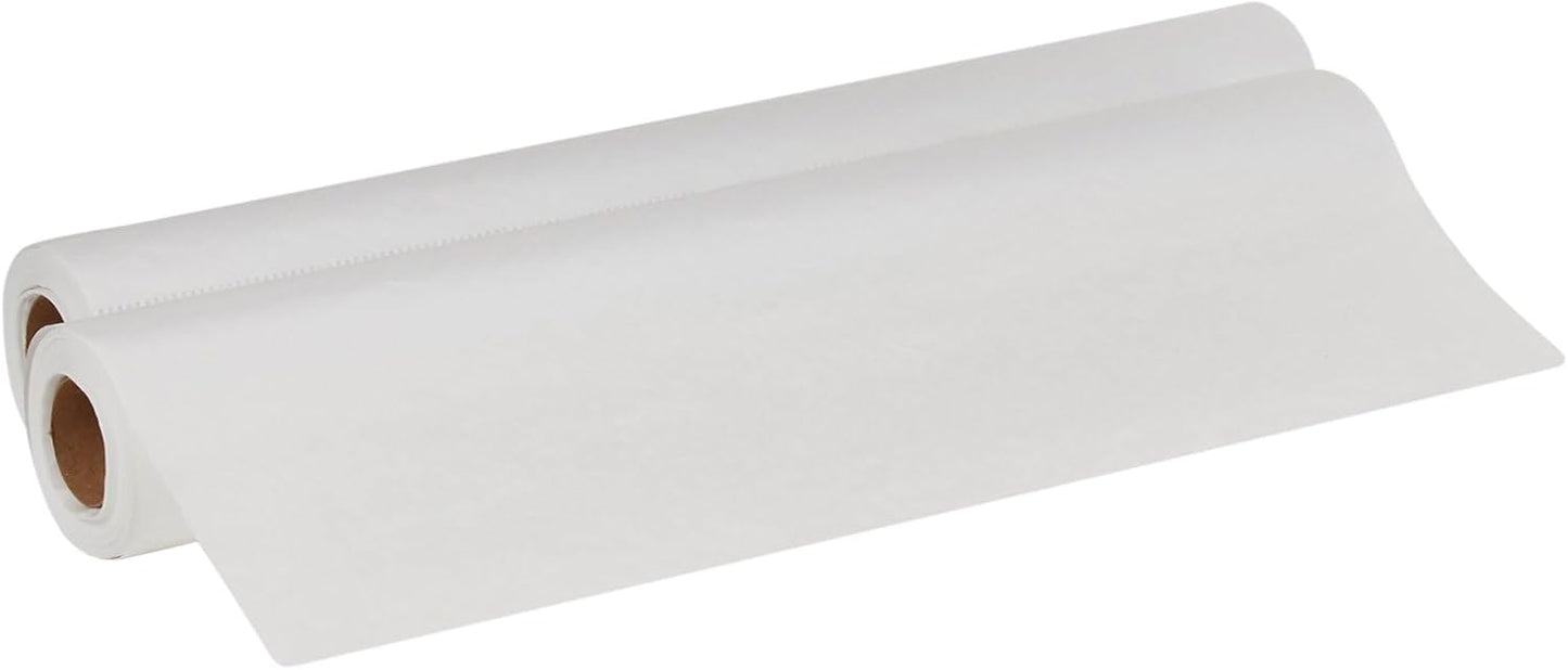 McKesson 18-10891 Table Paper, Smooth, Economy, White, 18" Width, 200' Length, 18" Width, 2400" Length (Pack of 12)