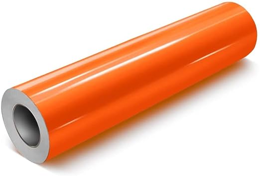 VViViD DECO65 Orange Gloss Permanent Adhesive Craft Vinyl