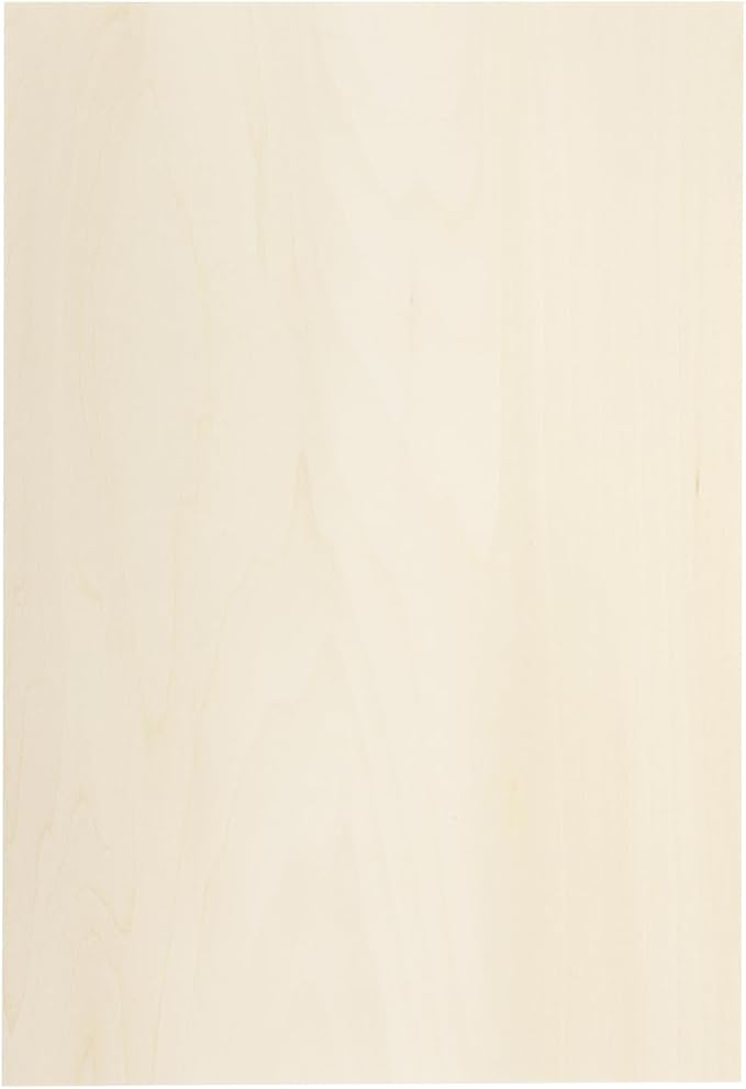 MECCANIXITY Basswood Sheet 11.8 x 8.7 x 0.16 Inch Unfinished Wood Boards Plywood