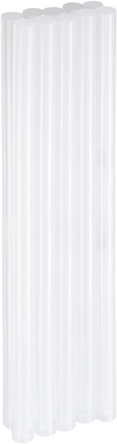 HARFINGTON 10pcs Hot Glue Sticks 0.43" Dia x 10.63" Long EVA Mini Hot Melt