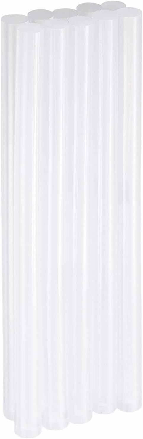 HARFINGTON 10pcs Hot Glue Sticks 0.43" Dia x 8.66" Long EVA Mini Hot Melt