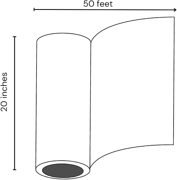 Grafix Dura-Lar 0.002" Film, Ultra Clear, Glossy 20" x50', Mylar/Acetate