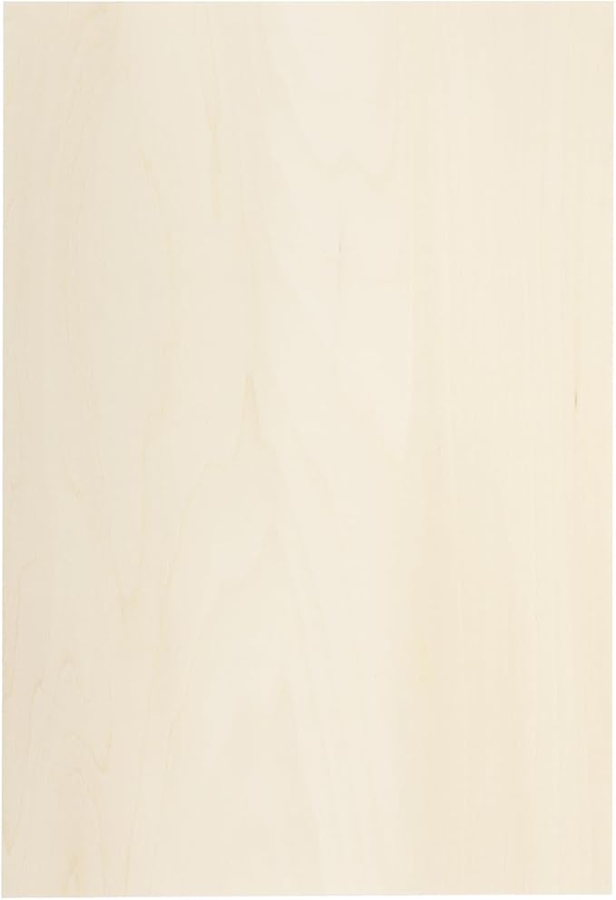 MECCANIXITY Basswood Sheet 11.7 x 8.3 x 0.2 Inch Unfinished Wood Boards Plywood