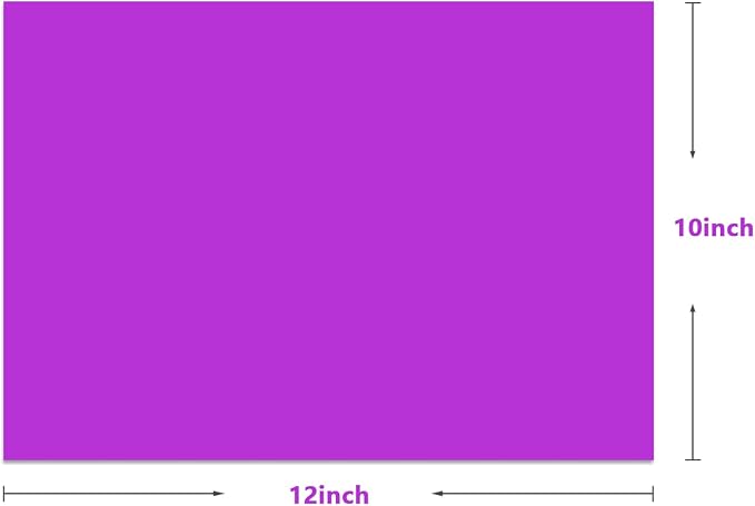 Puff Vinyl Heat Transfer 3 Sheets 12"x10"-Purple | 3D Puffy htv Iron-On Vinyl