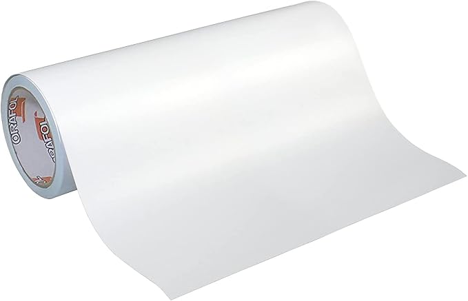 Roll of Matte Oracal 631 White Removable Vinyl Works