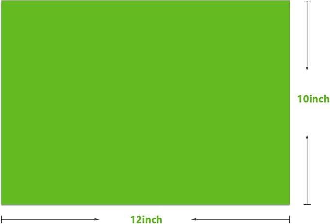 3D Puff Heat Transfer Vinyl, Neon Green, 3 Sheets 12inx10in | 3D Puffy Iron on
