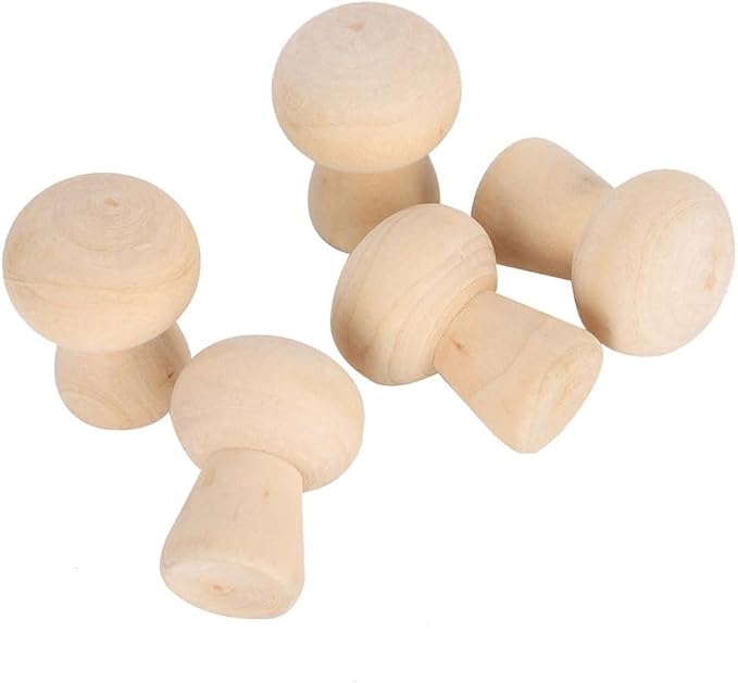 Unfinished Wooden Peg Doll Bodies 20 Pack