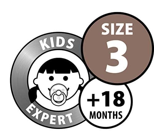 BIBS Pacifiers Colour Collection | Natural Rubber Baby Pacifier | Set of 2 BPA-Free Soothers | Made in Denmark | 18+ Months (Pack of 2) | Sage