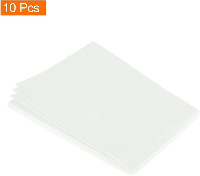 MECCANIXITY Adhesive Felt Sheets, 11.8 x 7.9 Inch, Creamy White