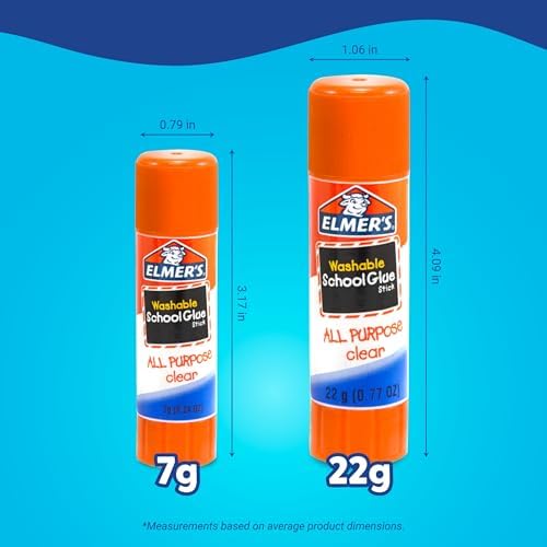 Elmer's All Purpose Glue Sticks, Washable & Non-Toxic, 22 Grams, Craft Projects