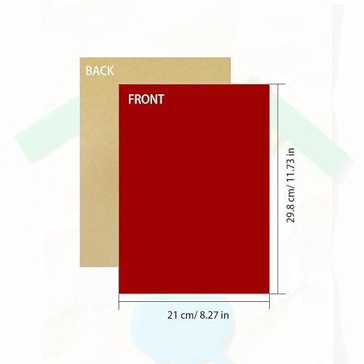 10 PCS Sticky Felt Sheets, Self Adhesive Felt Sheet, 8.3" x 11.8" Self Adhesive