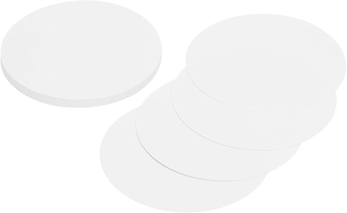 MECCANIXITY 24 Pcs Circle Card Stock, 3.1 Inch Round Cutouts Paper Thick
