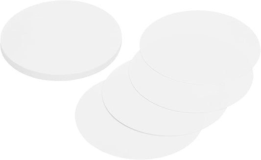 MECCANIXITY 24 Pcs Circle Card Stock, 4.9 Inch Round Cutouts Paper Thick