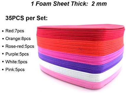 MBJelir EVA Foam Heart Shape DIY Craft Set