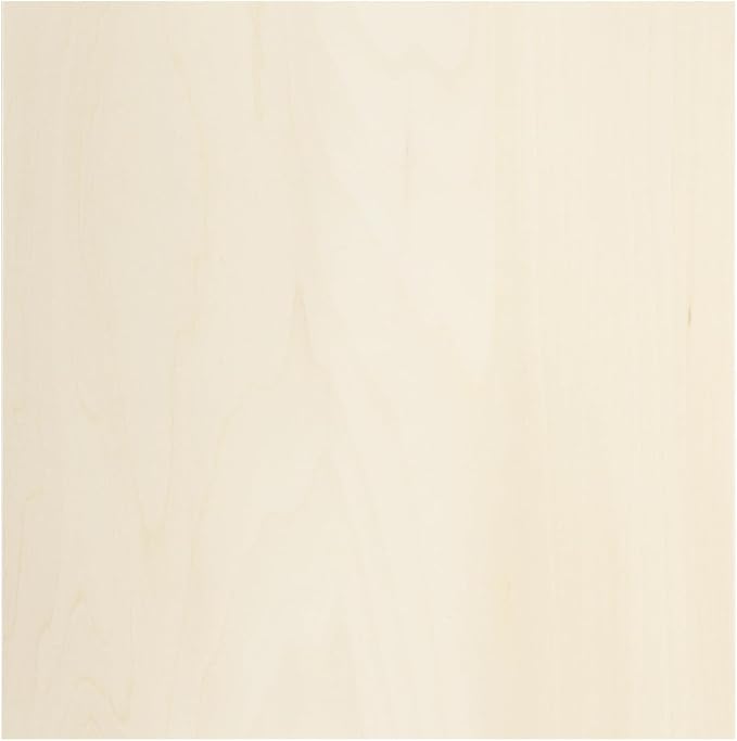 MECCANIXITY Basswood Sheet 11.8 x 11.8 x 0.16 Inch Unfinished Wood Boards