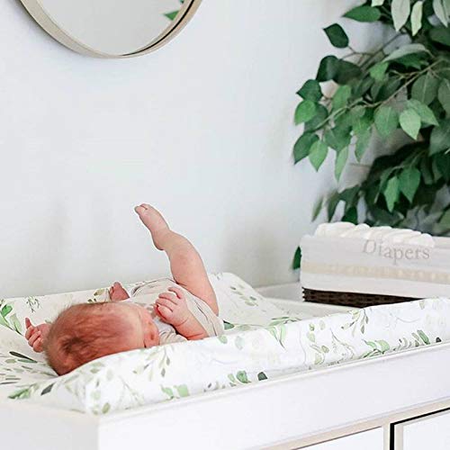 Changing Pad Cover – Ultra Soft Diaper Changing Pad Table Sheets for Girls Boys Pure Cotton Safe and Snug Cradle Sheets Machine Washable Fit 32"/34'' x 16"Pad