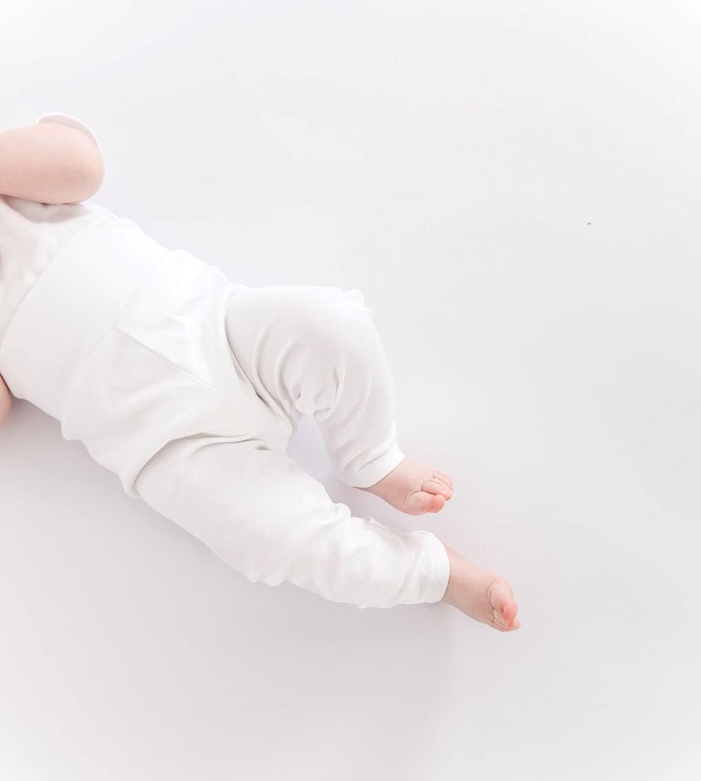 Pimbi&Bimpi | Premium Peruvian PIMA Cotton | Footed Baby Pants | Unisex: Baby boy and Baby Girl Pants