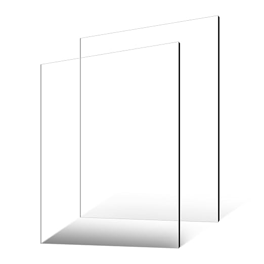 VEVOR Plexiglass Acrylic Sheet, 24 x 36 Inch 1/4 Inch Thick Clear Plastic Cast