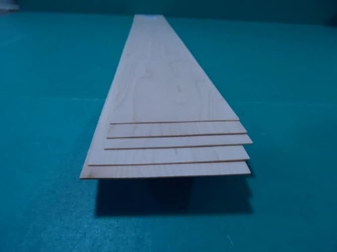 Maple Wood Sheets 1/32 x 3 x 24in