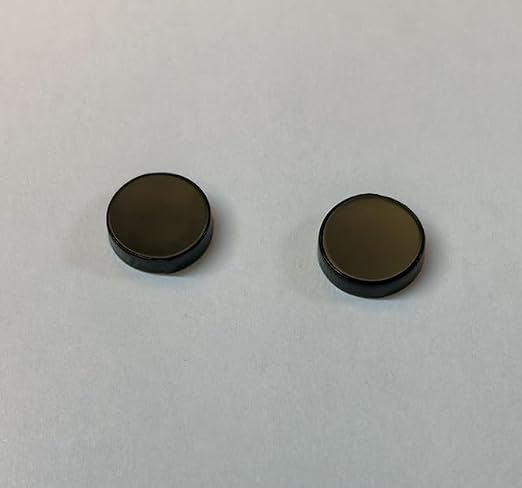 Set of 20 0.5 inch Black Acrylic Discs Acrylic Circle Blanks, 1/8" Thick Round