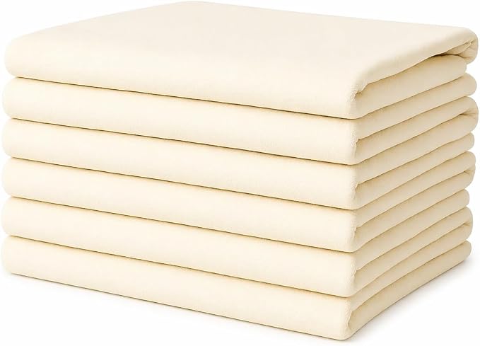 Flour Sack Towels | Tea Towel for Crafts| Kitchen Dish Cotton Blank Towel for
