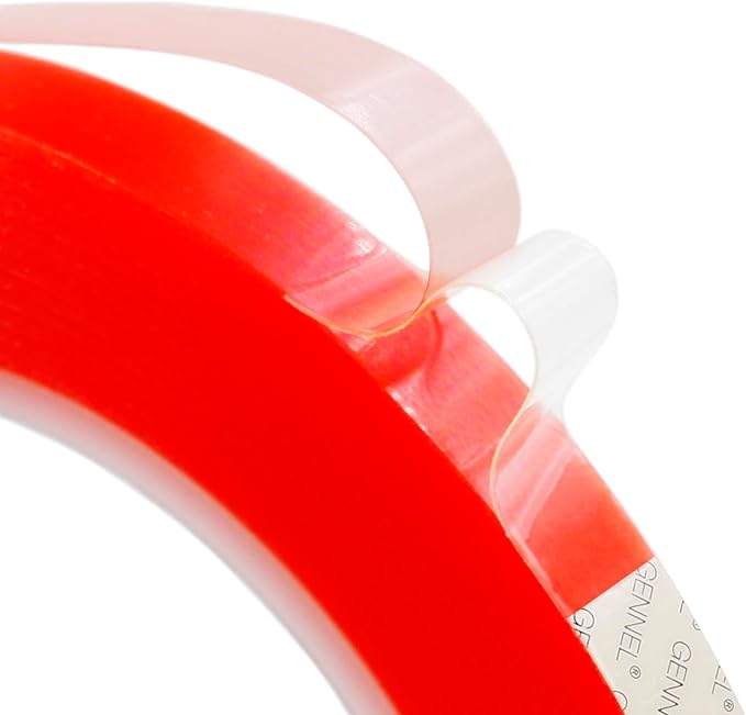 8mm x 25M Clear Double Sided Strong Adhesive Tape | Transparent Acrylic Tape