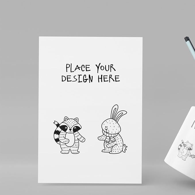 100 Sheets White Cardstock Thick Paper