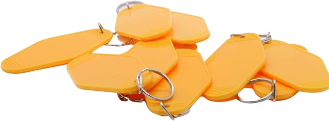 10pcs Blank Hotel Keychains Bulk Vintage Motel Keychain Vinyl HTV printing