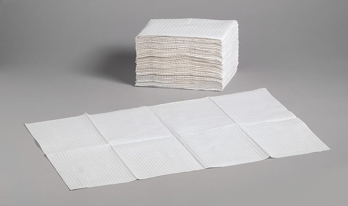 Foundations 2-Ply Disposable Waterproof Baby Changing Station Liner Refills for Commercial Restrooms, Doctor's Offices, Care Centers, 500 Pack, 036-LCR
