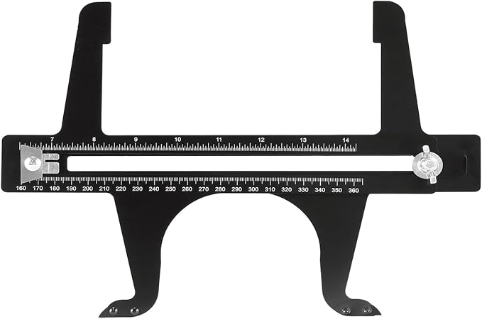 QWORK Brake Measuring Tool 6.5-14.25 Inch