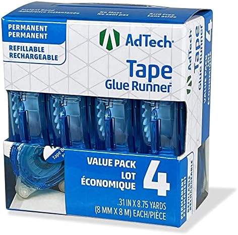 AdTech 5603 Permanent Crafter's Tape, 0.31" x 315"