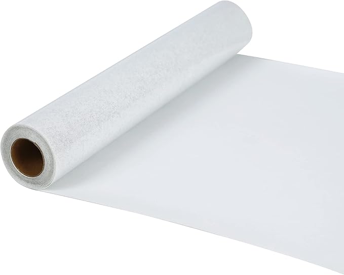 HTV Glitter White Iron on Vinyl 12Inch by 25ft Roll HTV Heat Transfer Vinyl