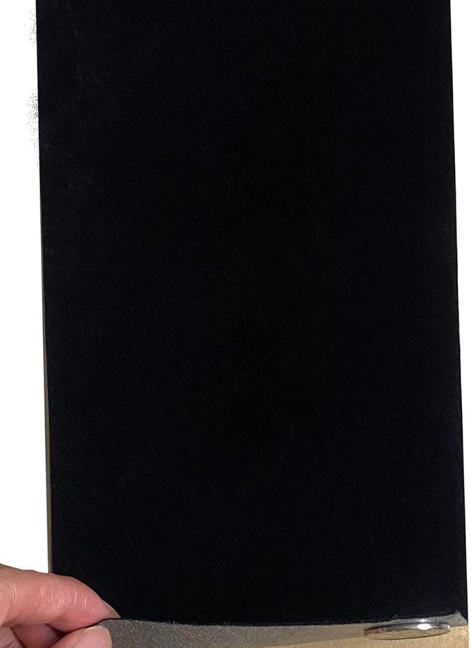 Adhesive Black Velvet Felt Fabric Liner Felt Drawer Liner Wallpaper