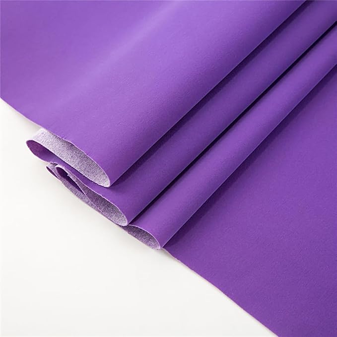 Purple Self Adhesive Plush Velvet Fabric Sheets Velvet Flock Paper Roll Soft