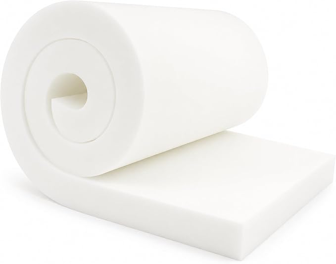 Frienda 1 Pack 144" x 24" x 1" Upholstery High Density Craft Sheets Cushion