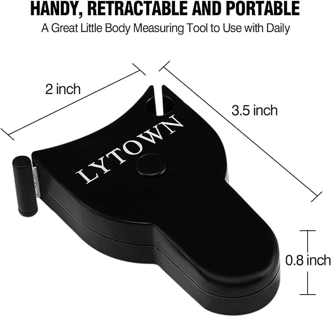 Automatic Telescopic Tape Measure, Body Measure Tape 60 inch, Self-Tightening