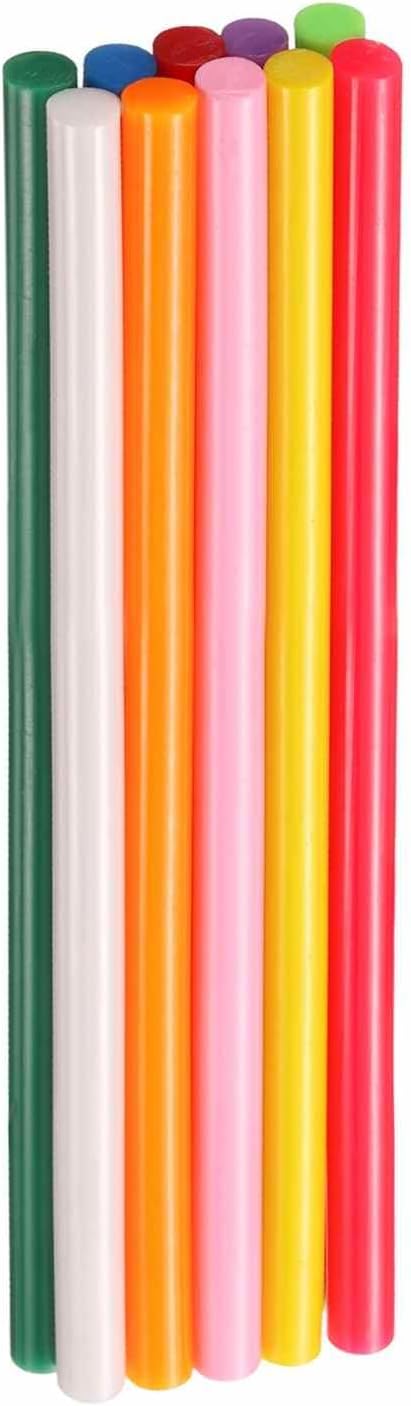 HARFINGTON 10pcs Hot Glue Sticks 0.28" Dia x 5.91" Long EVA Mini Hot Melt