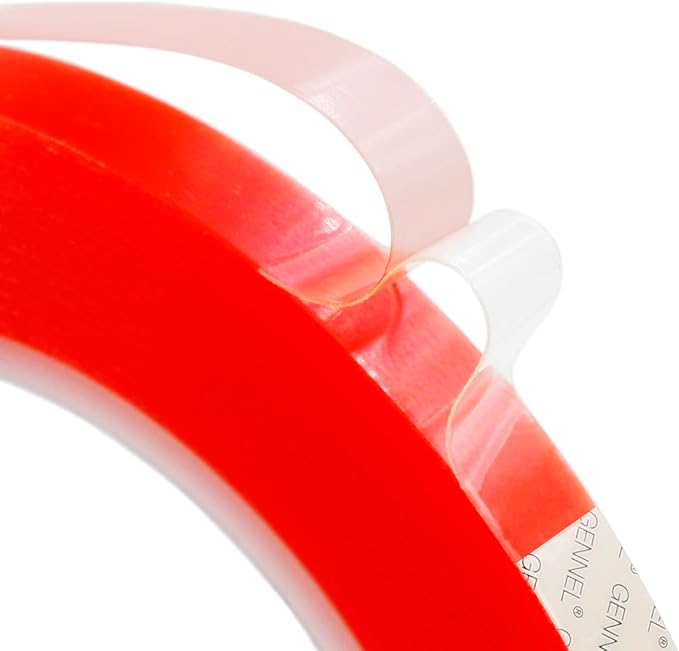 4pcs Clear Double Sided Adhesive Tape | 4 Rolls Multi-Size Acrylic Tape