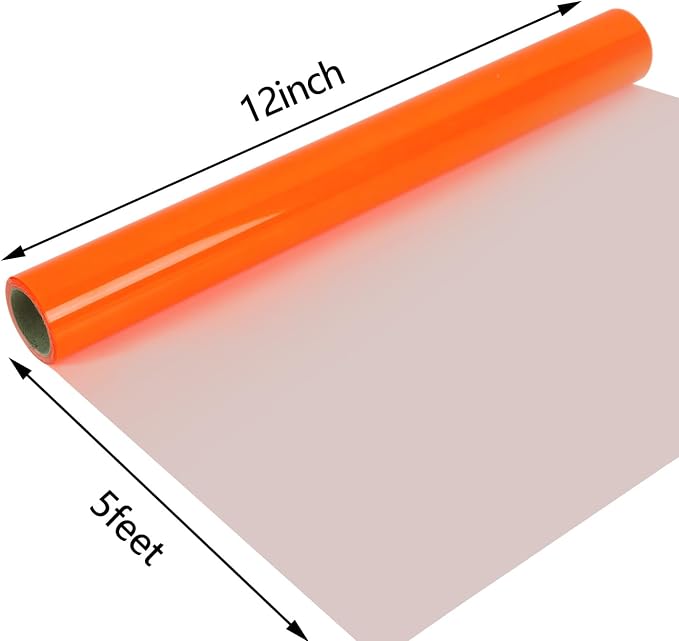 guangyintong Glow in The Dark Heat Transfer Vinyl Rolls, PU Elastic HTV Vinyl
