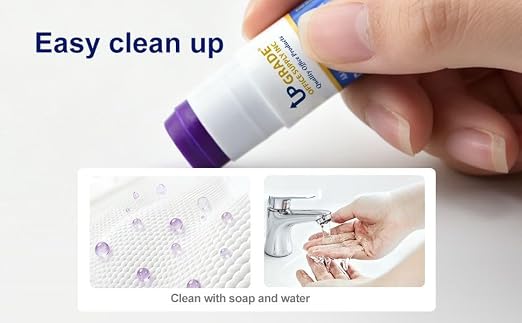 Upgrade Office Supply Glue Sticks, Washable Non Toxic,
