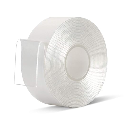 Double Sided Tape Heavy Duty Acrylic Two Sided Mounting Nano Tape | 1" 10 Ft