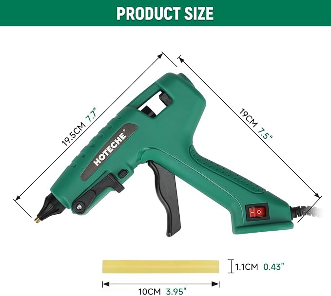 Hoteche 60W Hot Glue Gun Fast Preheating Glue Gun