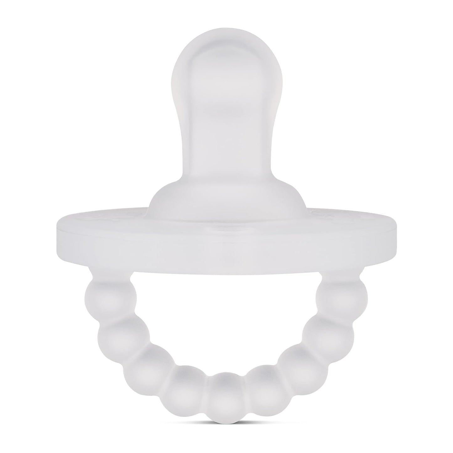 Ryan & Rose Cutie PAT Pacifier Teether (Flat, Clear)