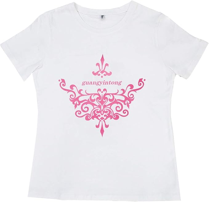 guangyintong Heat Transfer Vinyl Pink HTV Rolls, Matte Surface
