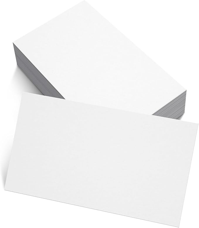 100 Sheets 5 x 7” White Cardstock Thick Paper