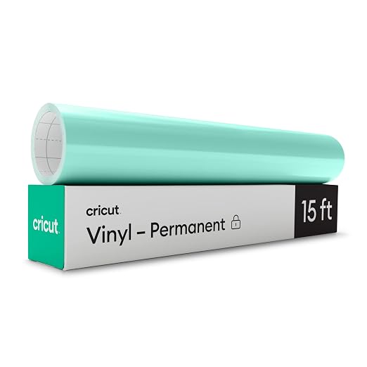Cricut Premium Permanent Vinyl Roll, Mint