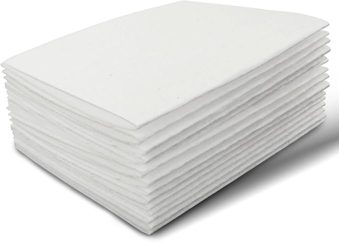 10Pcs Felt Sheets Fabric, 1mm | Polyester,
