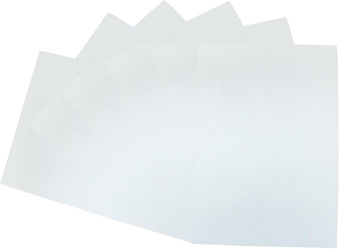 6 Pcs, 8 x 12 Inch White Felt Sheets, 2mm Thick | Felt Fabric