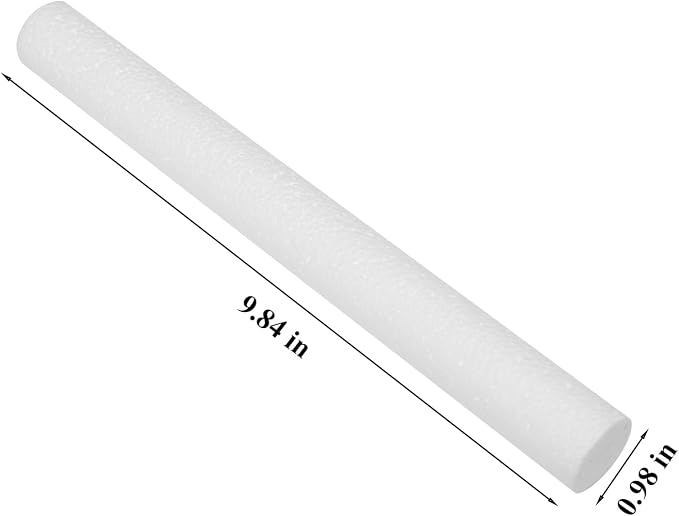 Crafjie Foam Cylinders for DIY Crafts and Arts Supplies, Craft Supplies