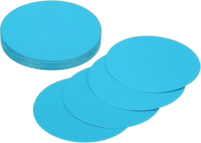 MECCANIXITY 24 Pcs Circle Card Stock, 3.9 Inch Round Cutouts Paper Thick